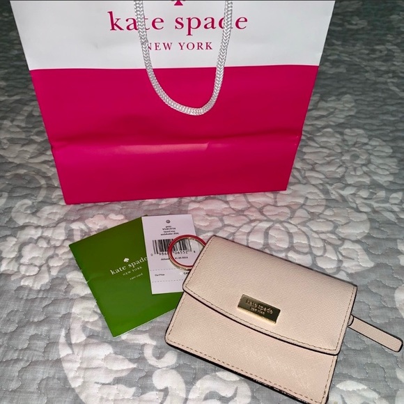 kate spade Handbags - kate spade Laurel Way Compact Wallet Pretty Pink